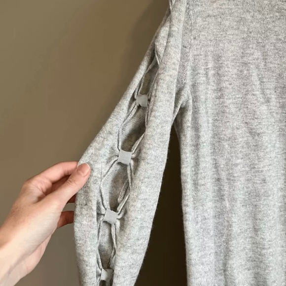 Ted Baker Danikaa Cut Out Bow Sleeve Knit Sweater - Size 3 - Picture 5 of 9